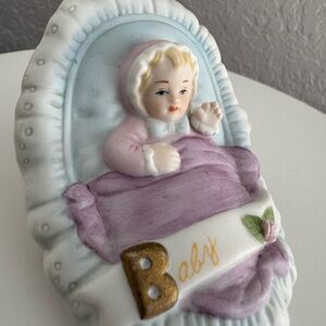 Vintage Enesco Ceramic Baby Figurine